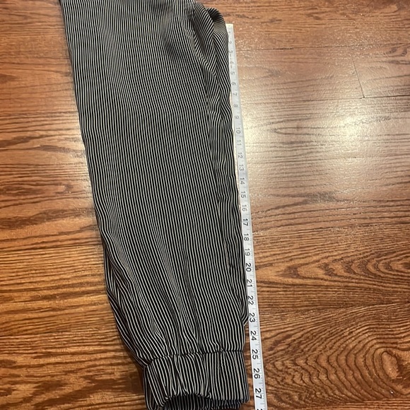 IOANNA KOURBELA basic slight ballon silhouette pants elasticized cuffs pull on S - Picture 12 of 14